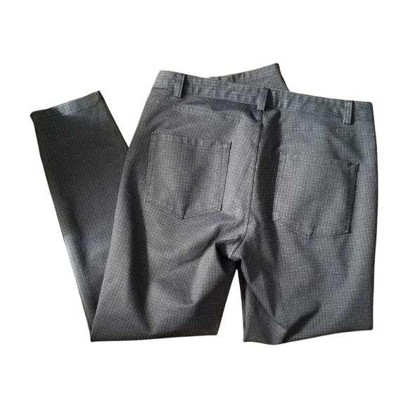 Karl Lagerfeld Gray Checkered Pants - Picture 2 of 6